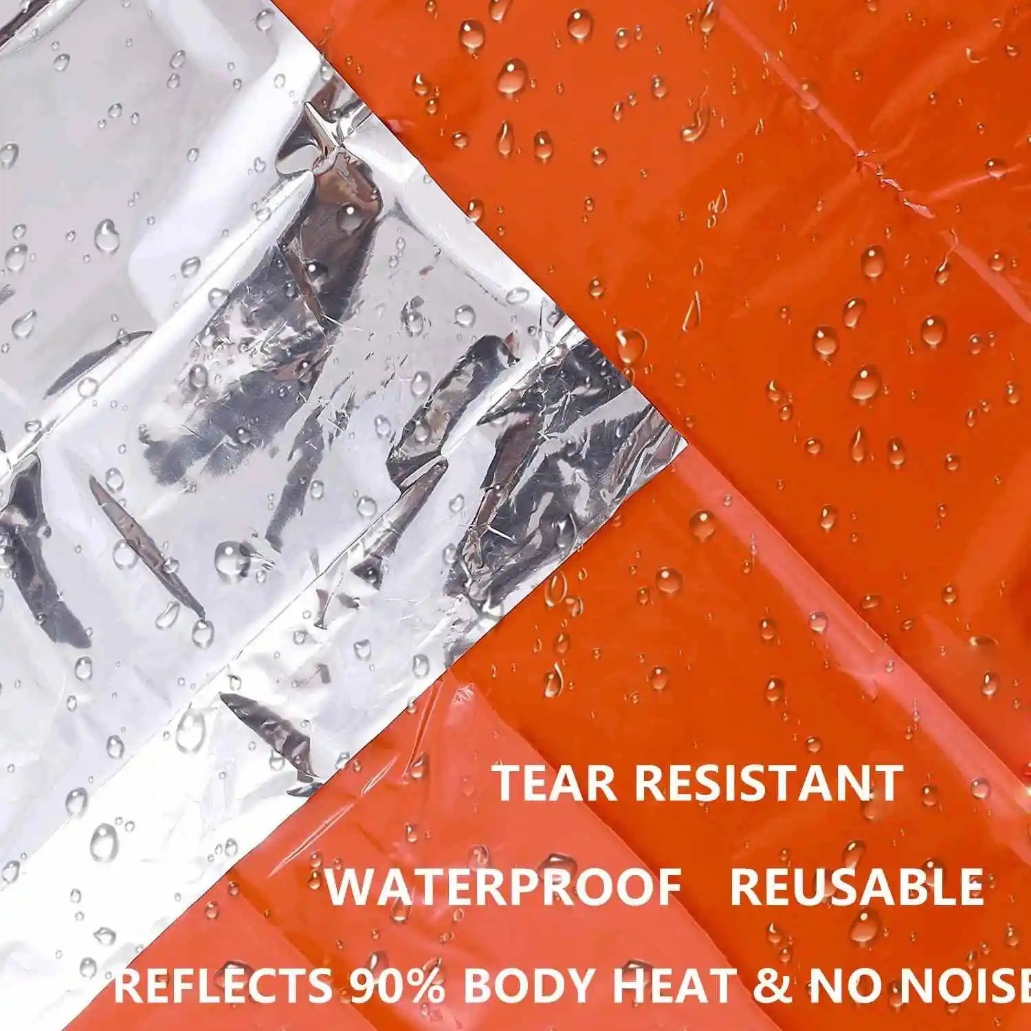 Portable Waterproof Emergency Survival Sleeping Bag Outdoor Edc Camping Gear The