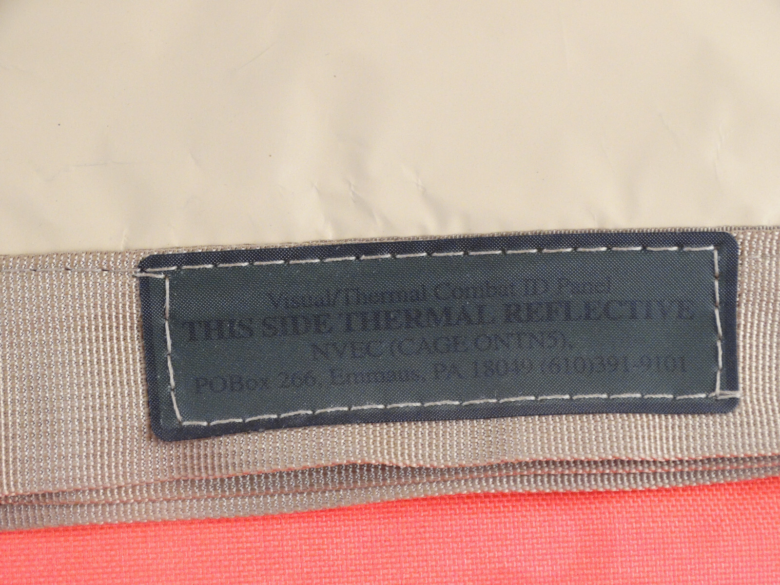 US Military Visual/Thermal Combat ID Panel 4’x4′