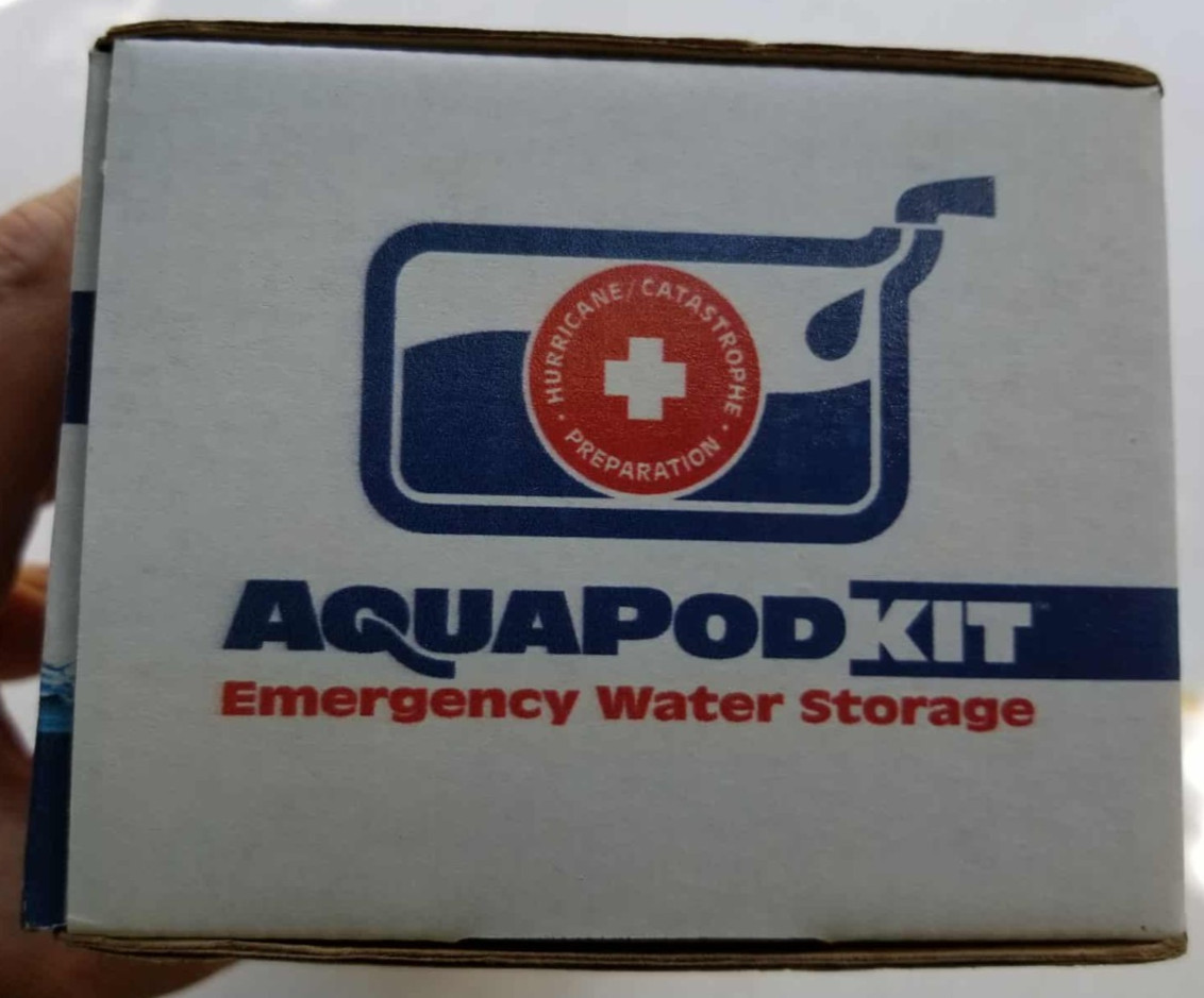 AquaPod Kit 65 gal Emergency Water Storage Drinking Water Container Home Bathtub