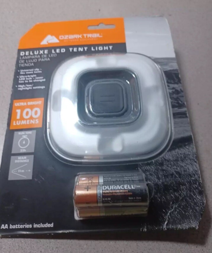 Orzark Trail Deluxe LED Tent Light New Ultra Bright 100 Lumens ~ NEW