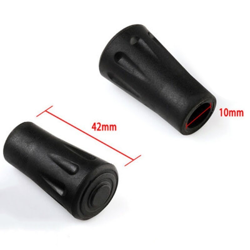 Trekking Pole Tip Covers Pole Covers Protector Rubber Tip End Cap Trekking 12PCS
