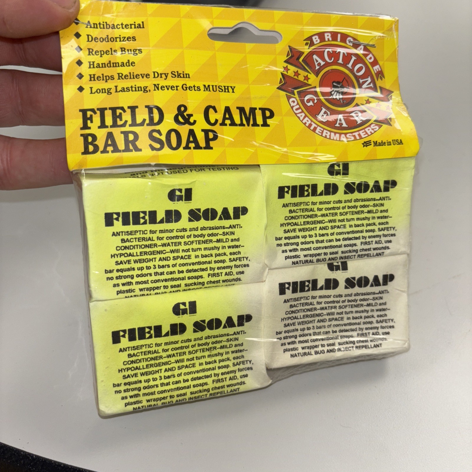 Vintage G.I. field and camp bar soap g1