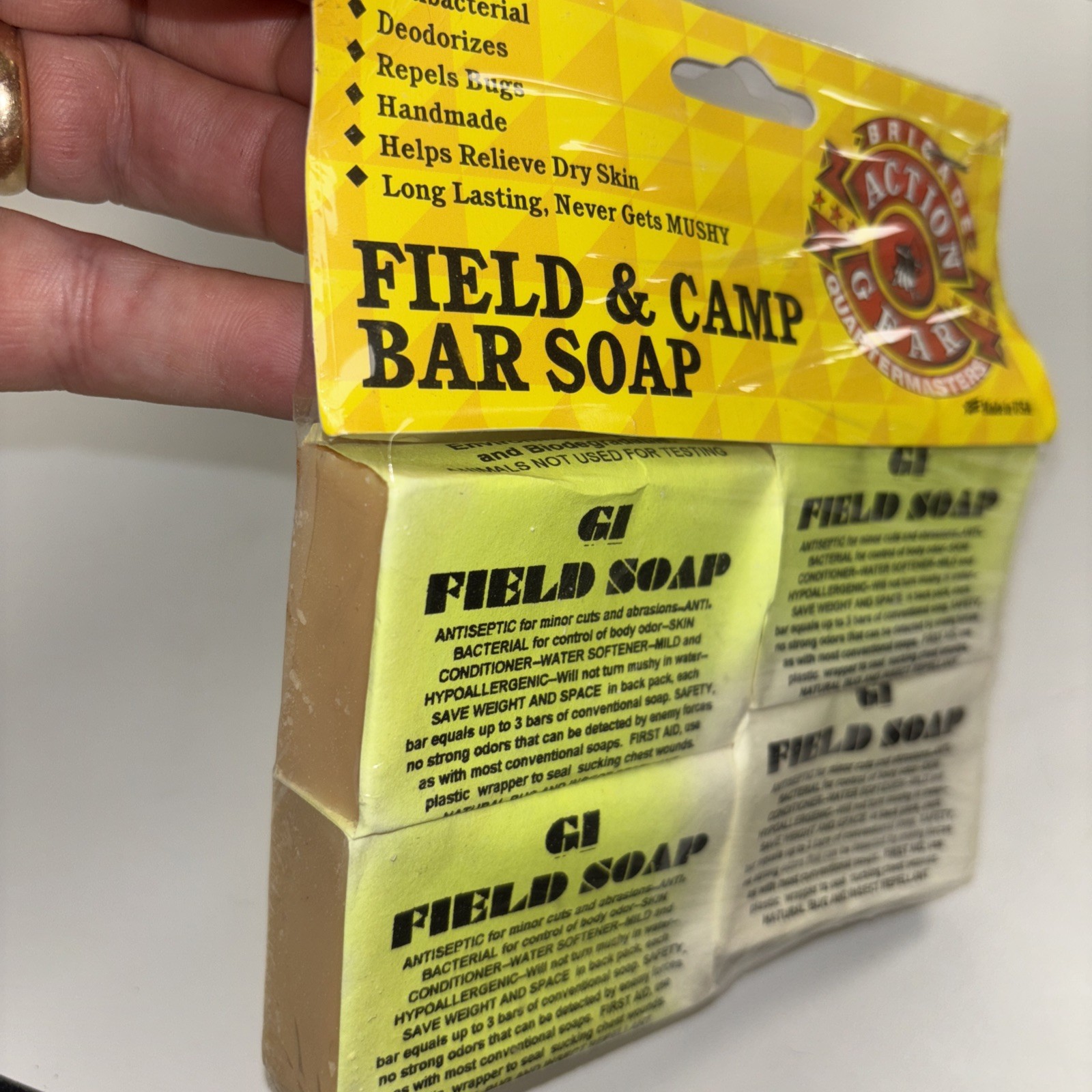 Vintage G.I. field and camp bar soap g1