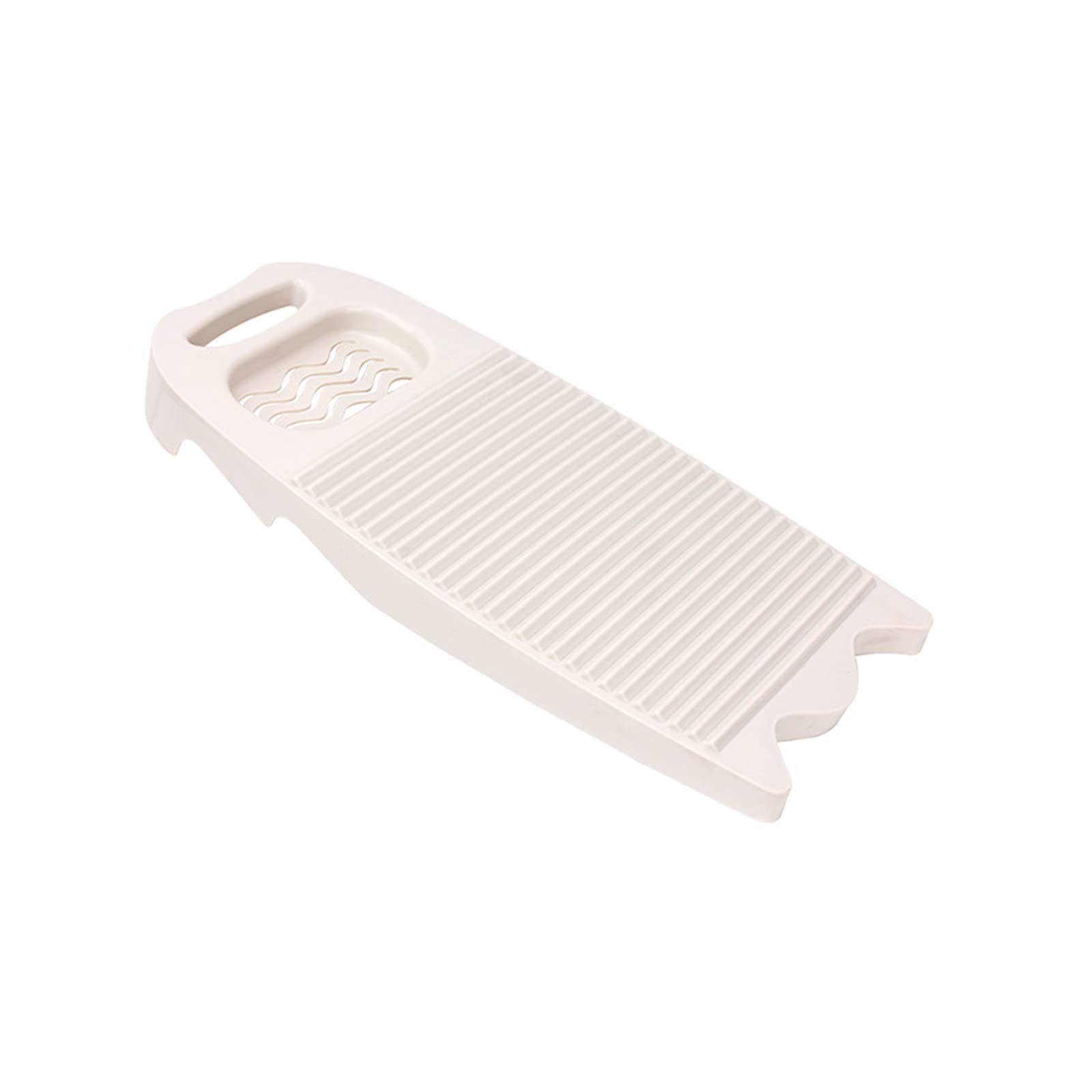 Non-Slip Laundry Washing Board, Household Washboard, Hand Wash Large, A-White