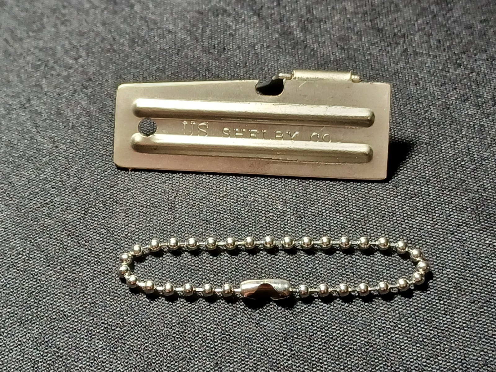 P38 & P51 Original Military Can Opener Emergency Survival Tool with 4.5″ Chains