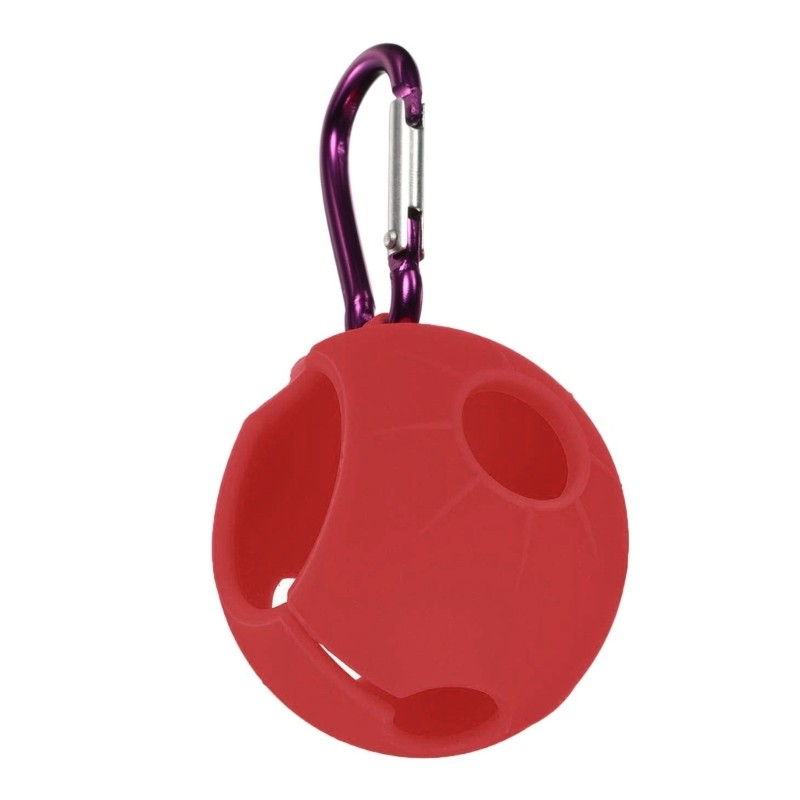 Golf Balls Holder Soft Silicone Clip with Hook, Golf Balls Sleeve Balls Cover