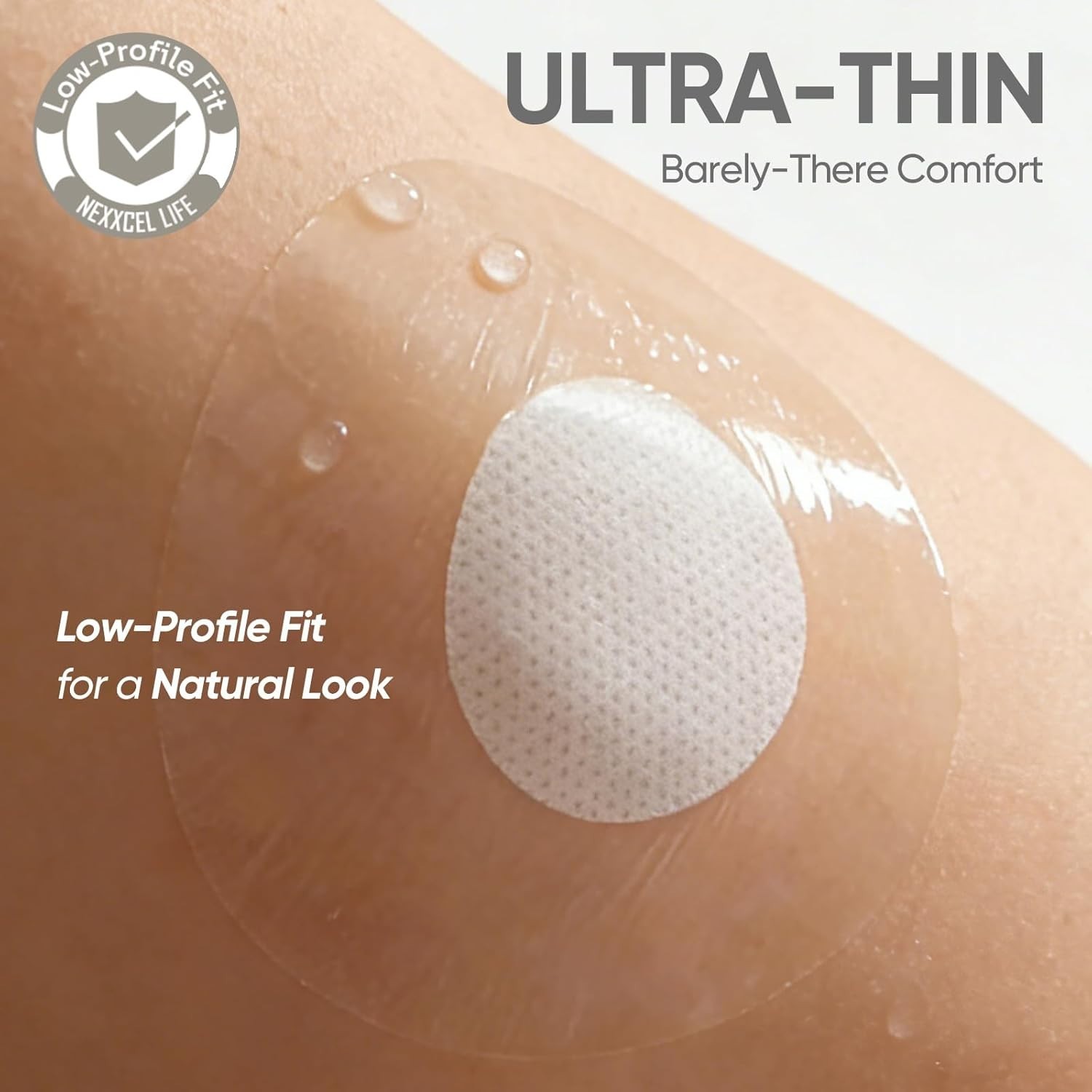 50 PCS Freestyle Sensor Covers for Libre 3-Adhesive Patches-Waterproof CGM Tap