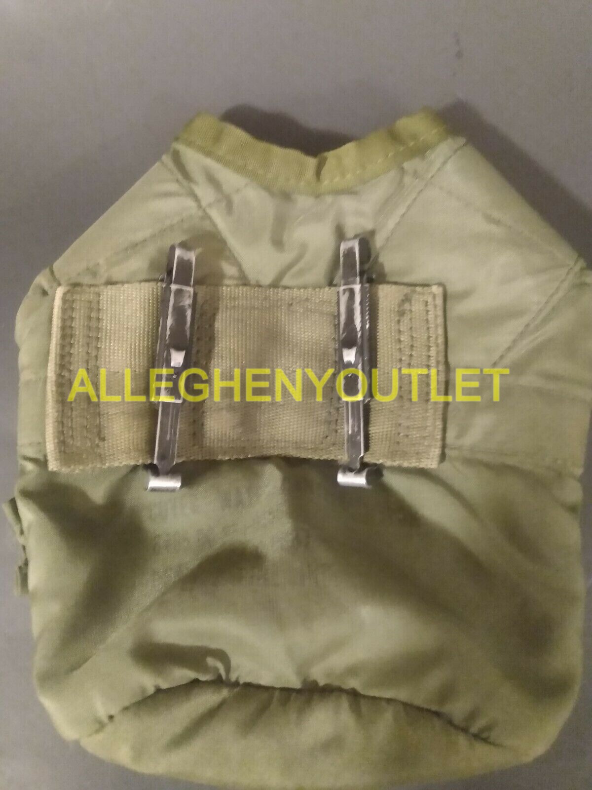 US Military OD ALICE CANTEEN COVER 1QT CARRIER POUCH w ALICE CLIPS GC / VGC