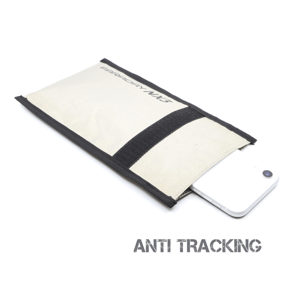 Faraday Defense NX3 ESD EMP 85dB Triple Layer Cyber Fabric Bag 16″x20″