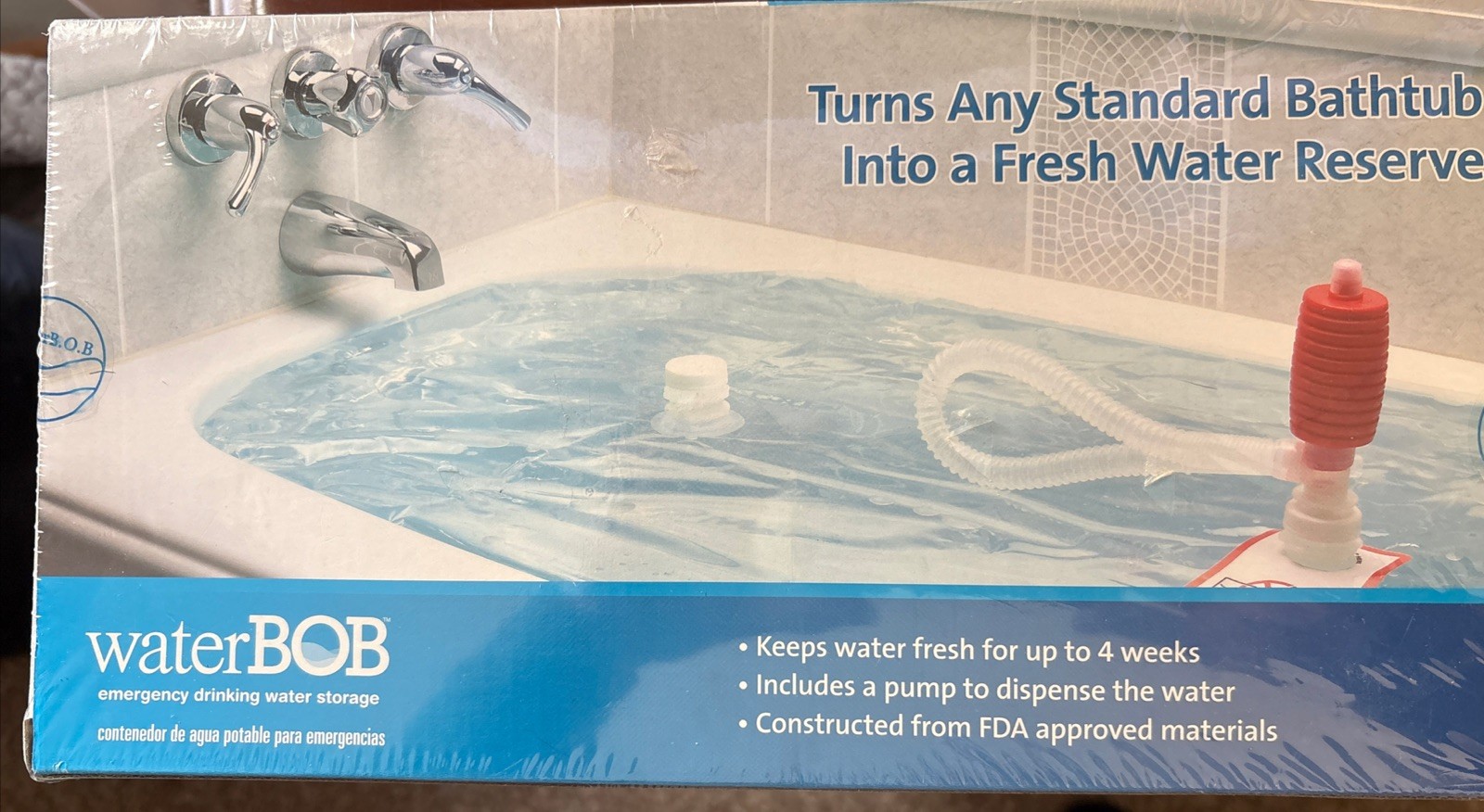 waterBOB Emergency Drinking Water Storage 100 Gallons Survival Gallon