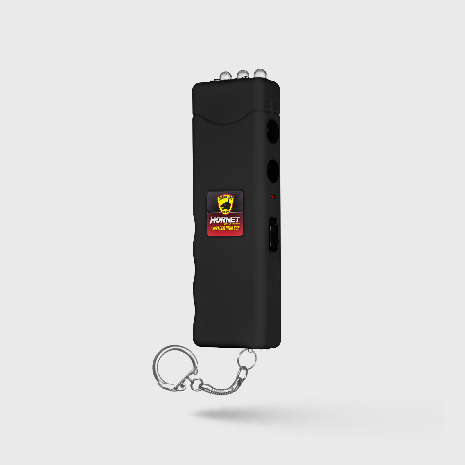 Stealth Compact Safety Device with LED Light & Keychain | Sleek Design with 110
