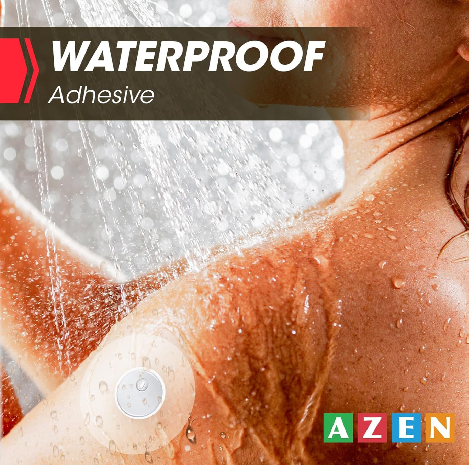 AZEN 60 Pack Freestyle Sensor Covers for Libre 3, Waterproof Adhesive Patches,