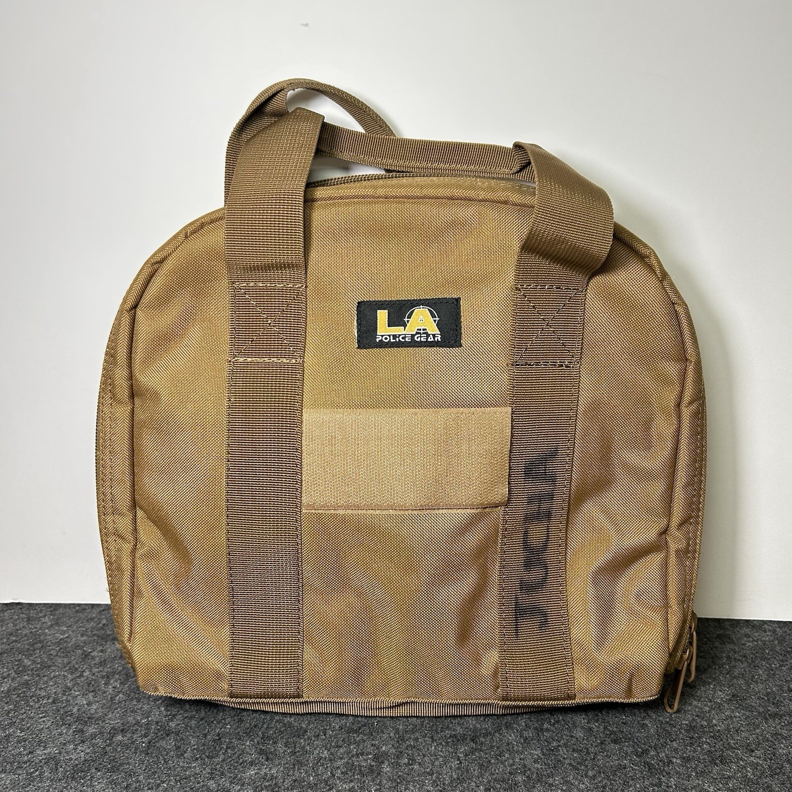 LA POLICE GEAR DESERT TAN TACTICAL PISTOL BAG SURVIVAL AUTHENTIC