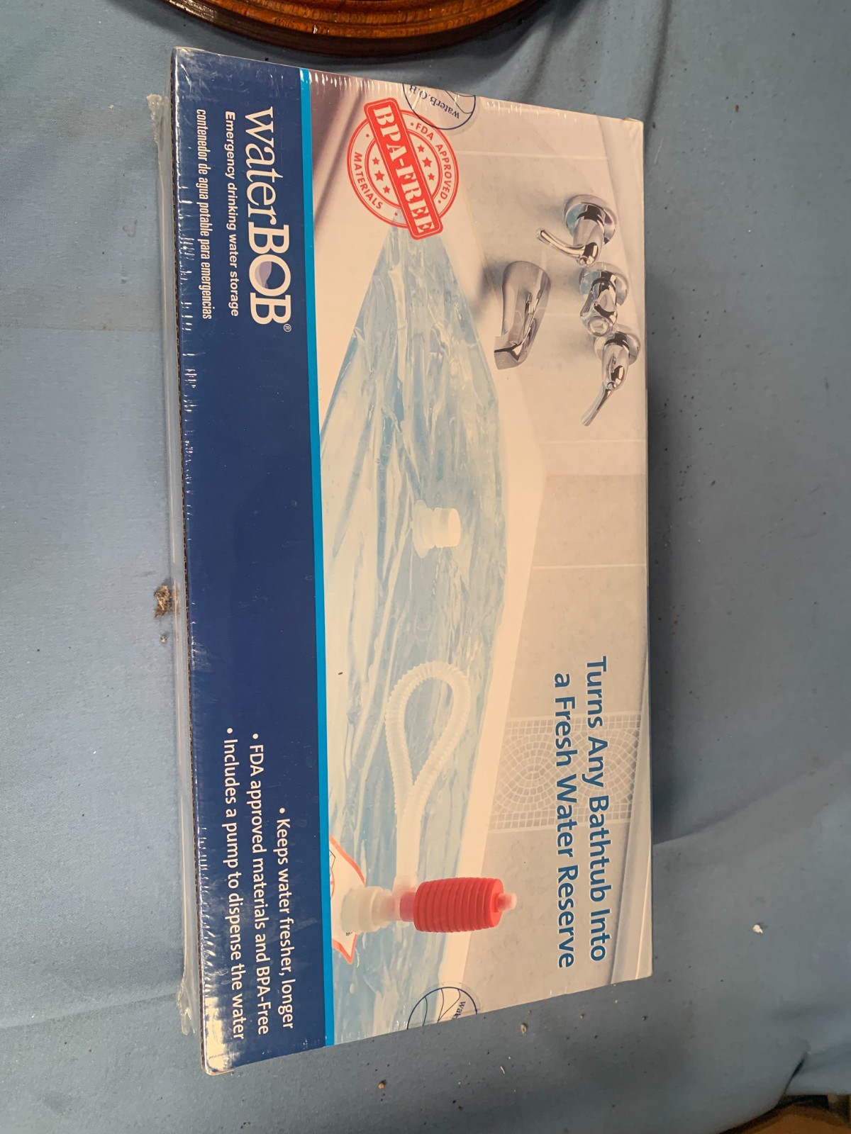 WaterBOB Bathtub Emergency Water Storage Container Drinking 100gal OPEN BOX NEW