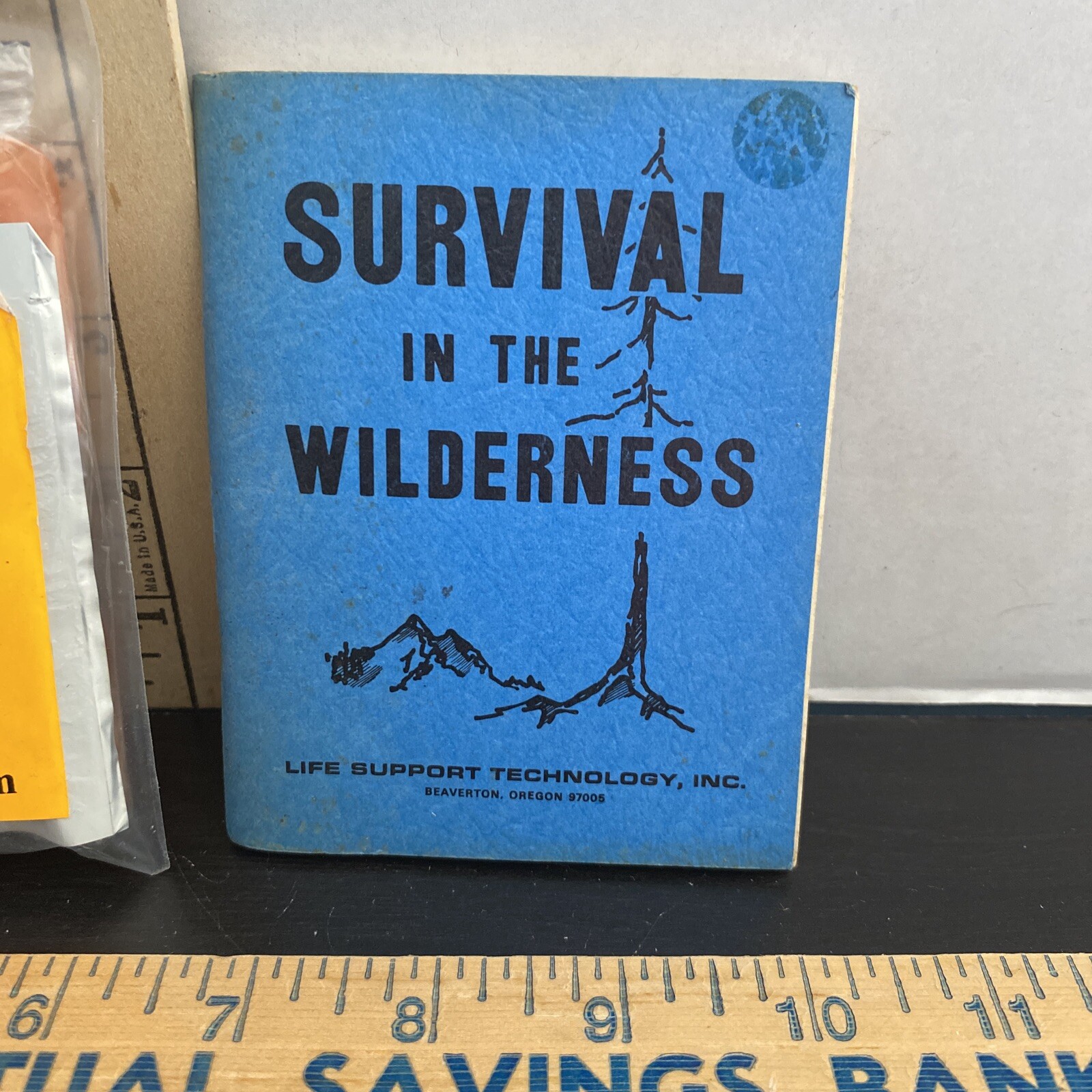Survival In The Wilderness Book + 72 Hr Bug Out Personal Hygiene Kit