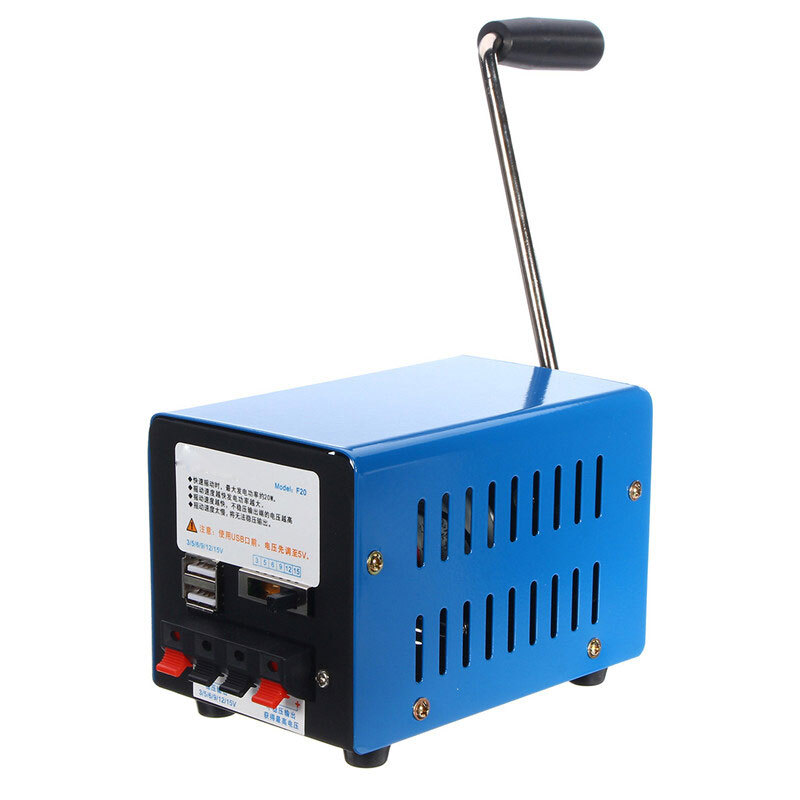 High Power Charger Portable Emergency Hand Power Hand Crank USB Charging Tool