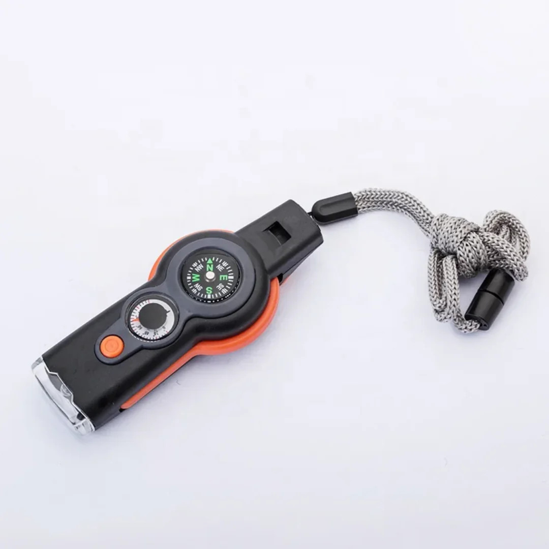 7‑in‑1 Survival Whistle with Light and Signal Tools | PrepPro