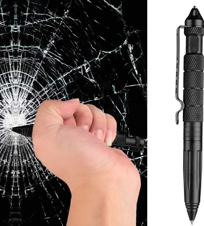 1pc Tactical Pen Self Defense Emergency Glass Breaker Survival Tool – NEW