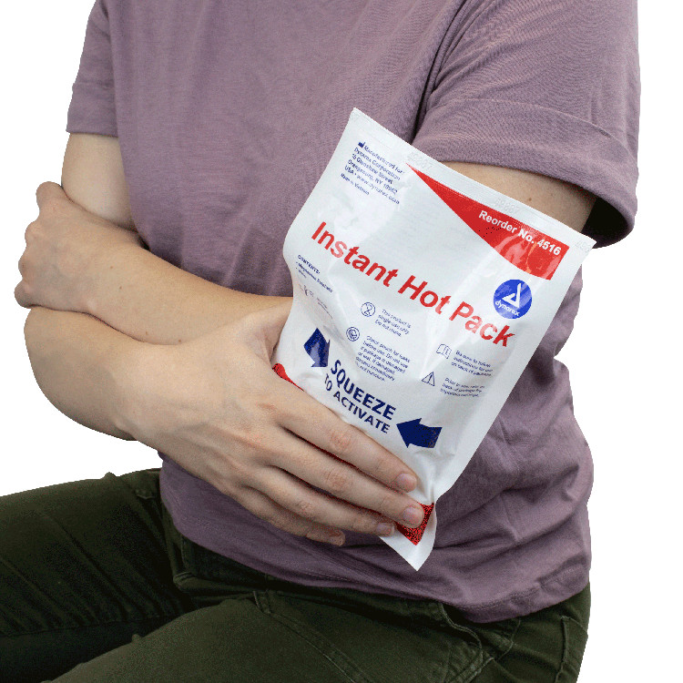Dynarex Instant Hot Packs for Sports Emergency First Aid Kits Outdoor Adventures