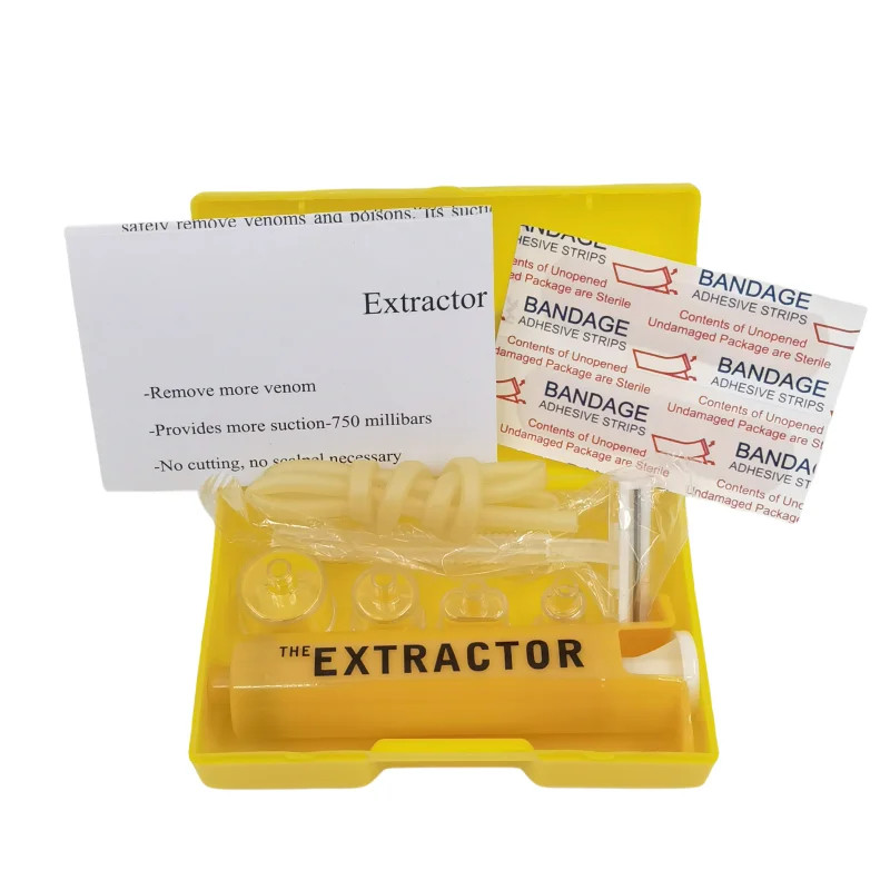 High Quality Portable Outdoor Emergency Bee Bite Vacuum Extractor First Aid Tool