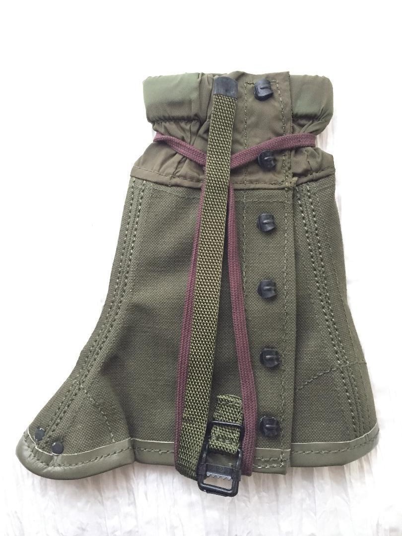 Vintage Gaiters Canvas Hiking Boot Leg Covers Bushcraft Gear Camping Survival