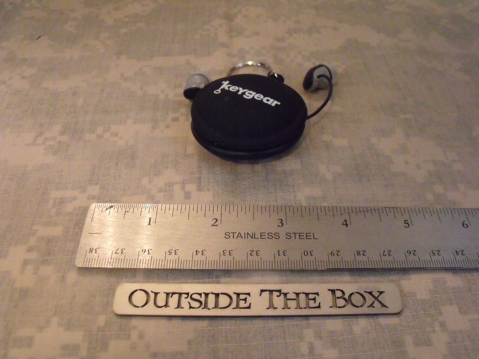 UST/Key Gear: Earbuds w/case, Black, Headphones – Great for EDC Small & Compact