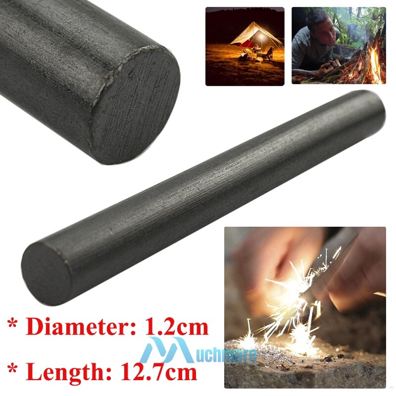 Huge 1/2″x5″ Ferrocerium Ferro Magnesium Rod Flint Fire Starter Camping Lighter