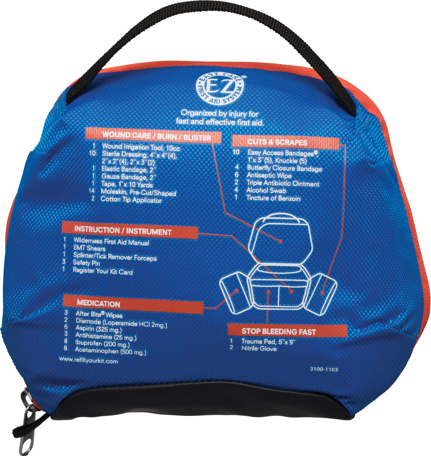 Medical Kit Adventure Medical Kits (AMK) Mountain Series Backpacker Medical Kit