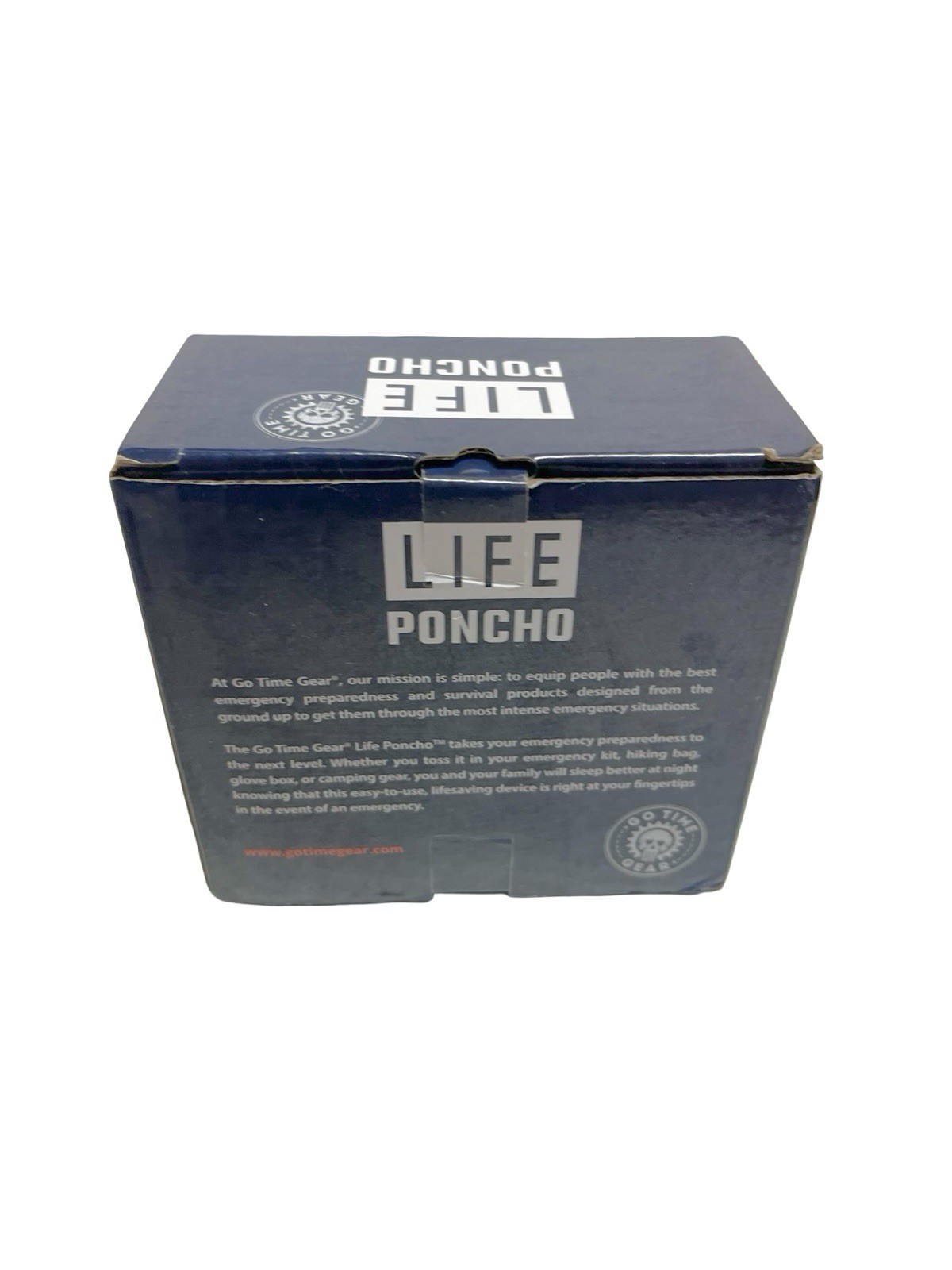 Go Time Gear Emergency Survival Poncho , Whistle & Paracord (2-Pack) New In Box