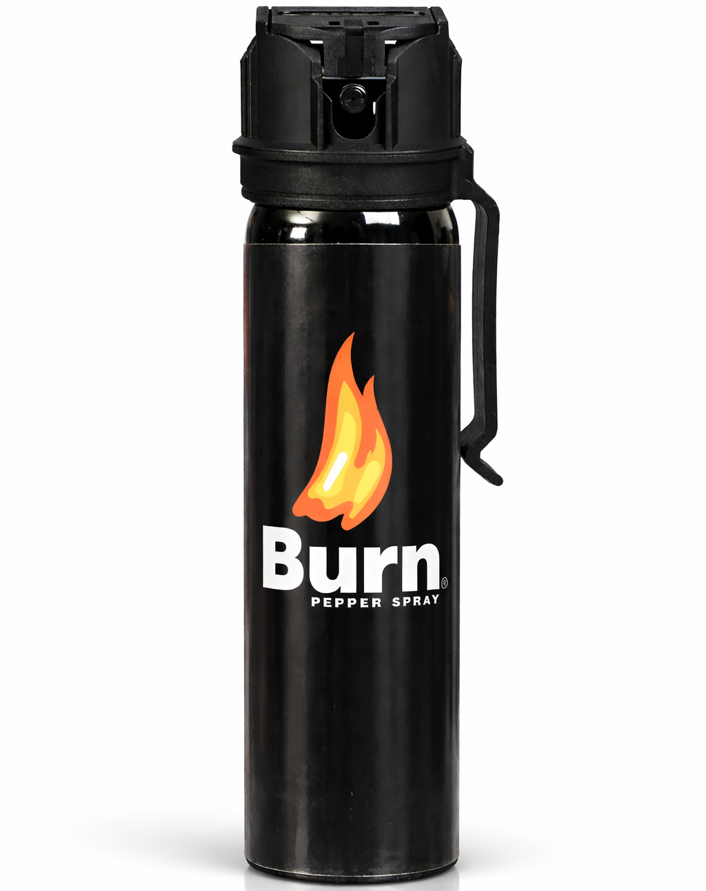 Pepper Spray Burn 2 Pack 3.7oz Police Strength Fog OC Defense Security Belt Clip