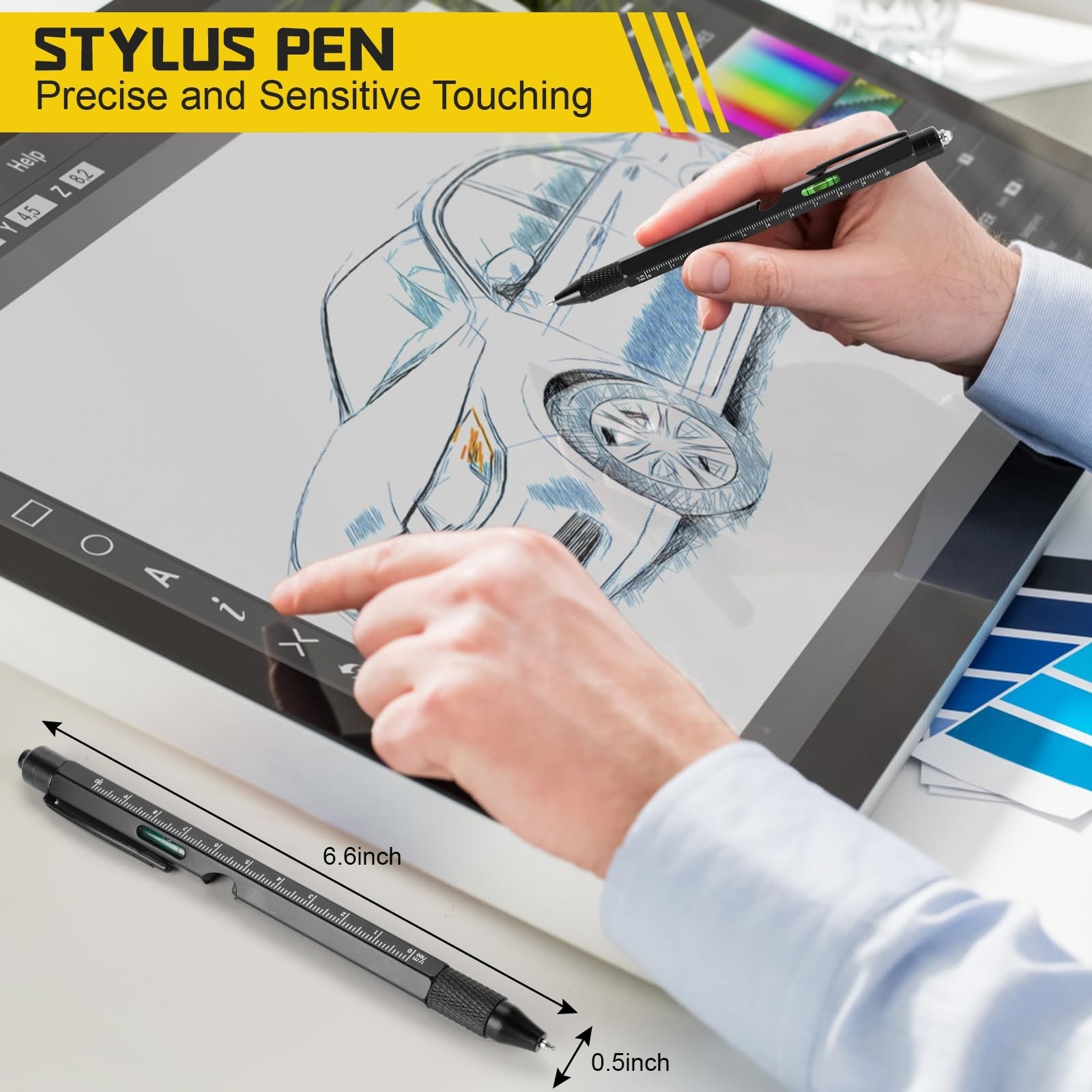 Gifts for Men Who Have Everything – MAFEHAN 9-in-1 Multitool Pen with LED