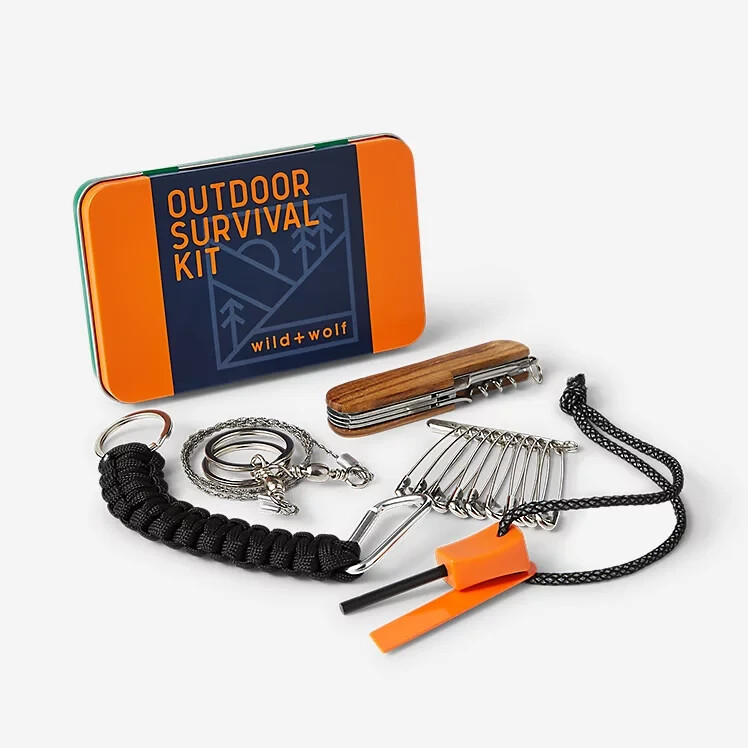 Wild + Wolf Outdoor Survival Kit