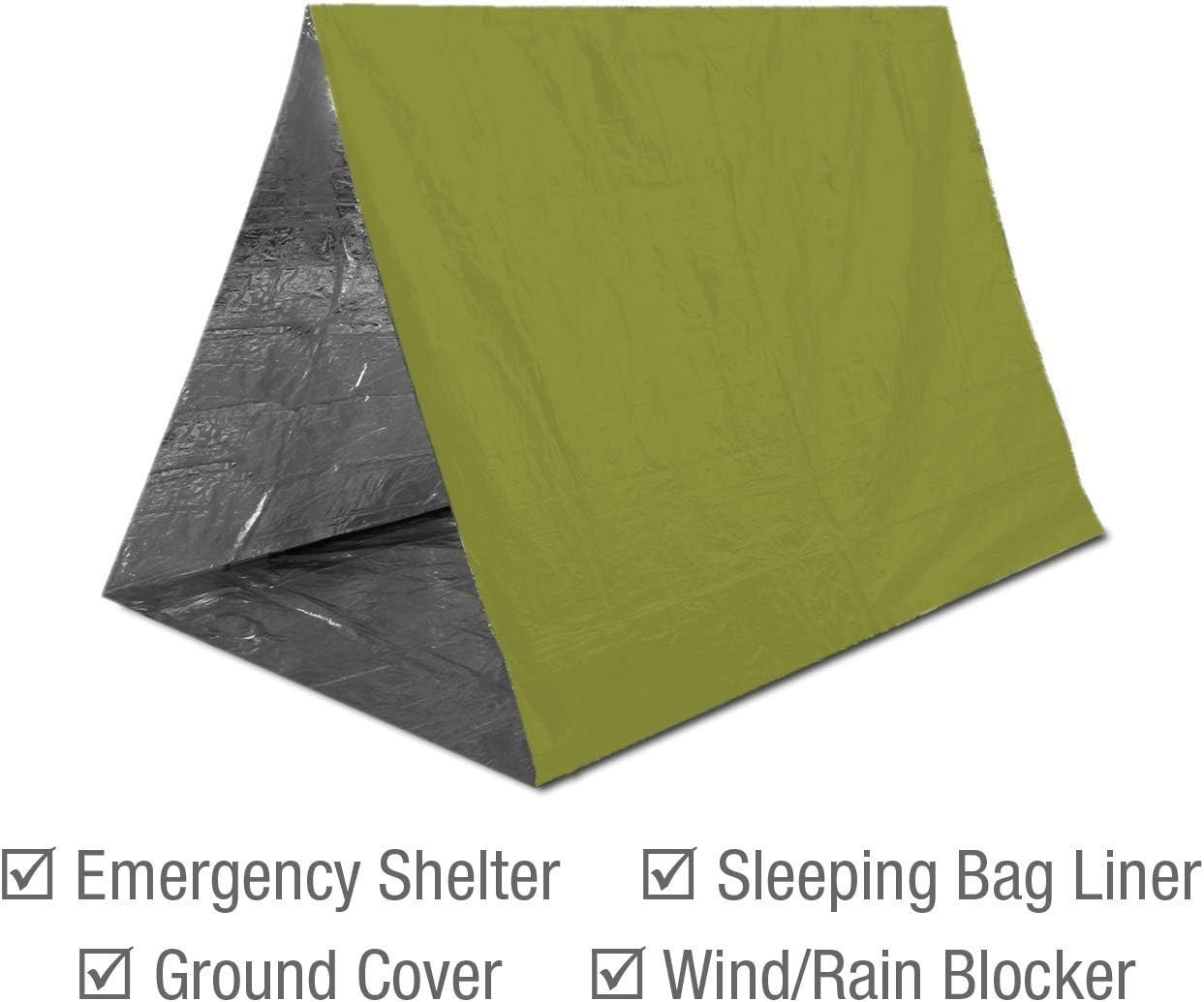 4 Mylar Emergency Blankets – Lightweight, Waterproof for Outdoor Safety