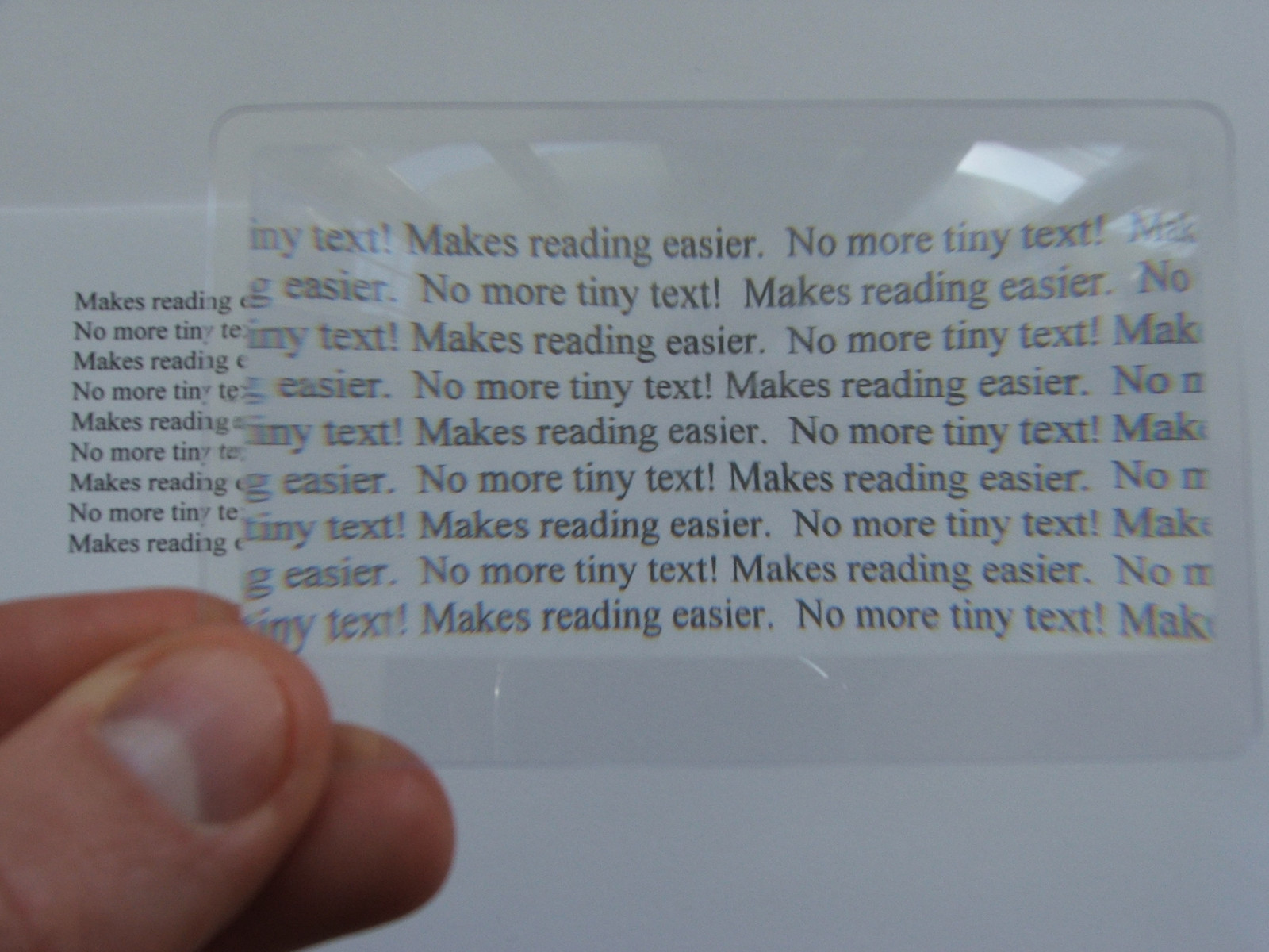 5 Pack of Wallet Magnifier Fresnel Lenses – 3X Magnification Reading Aid