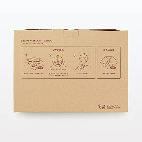 MUJI Foldable Helmet Emergency Evacuation Home Office Compact Tool Made In Japan