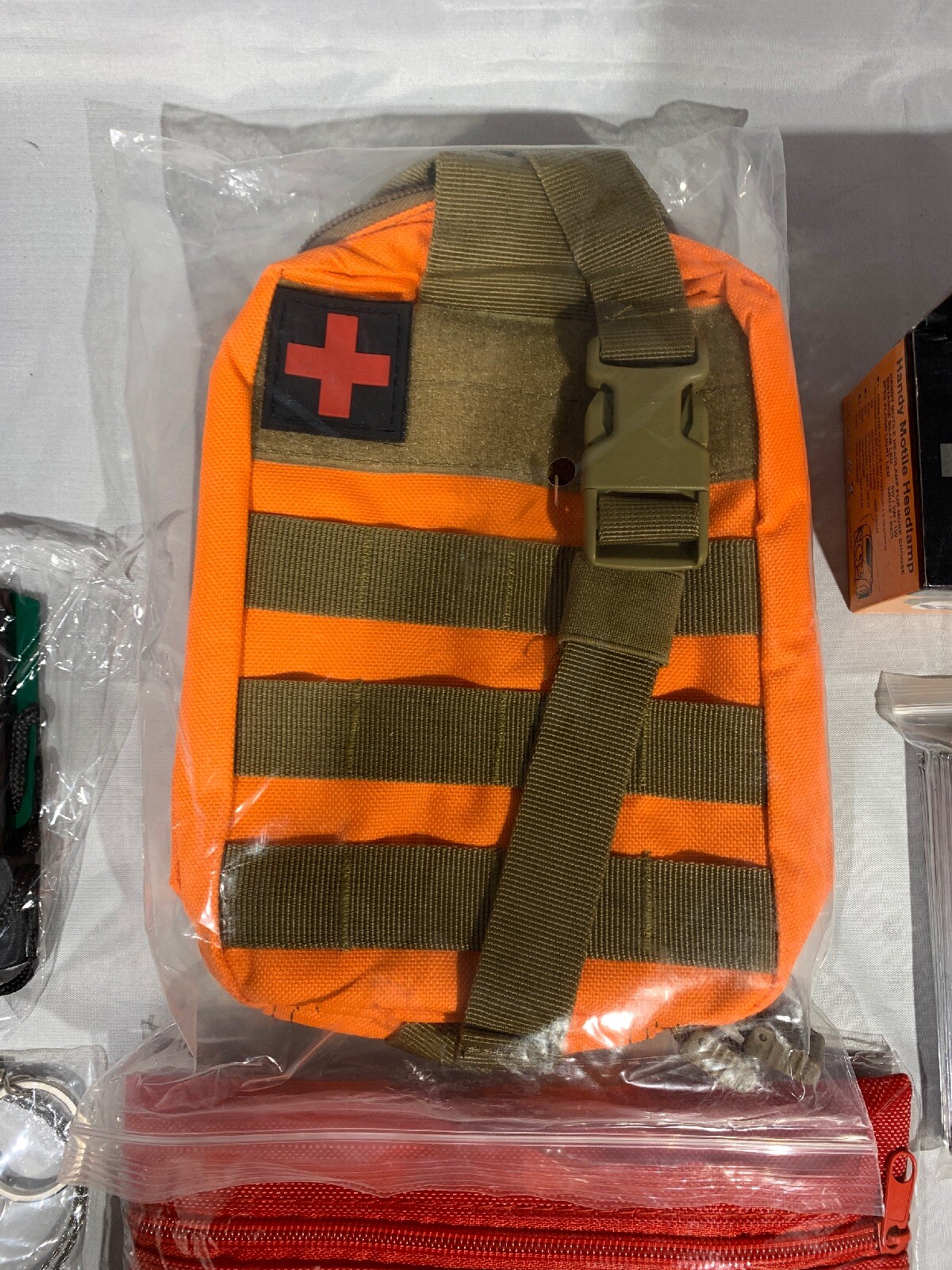 Survival Kit Essential Bug out Bag Hurricane & Storm Prepare Emergency Free S/H