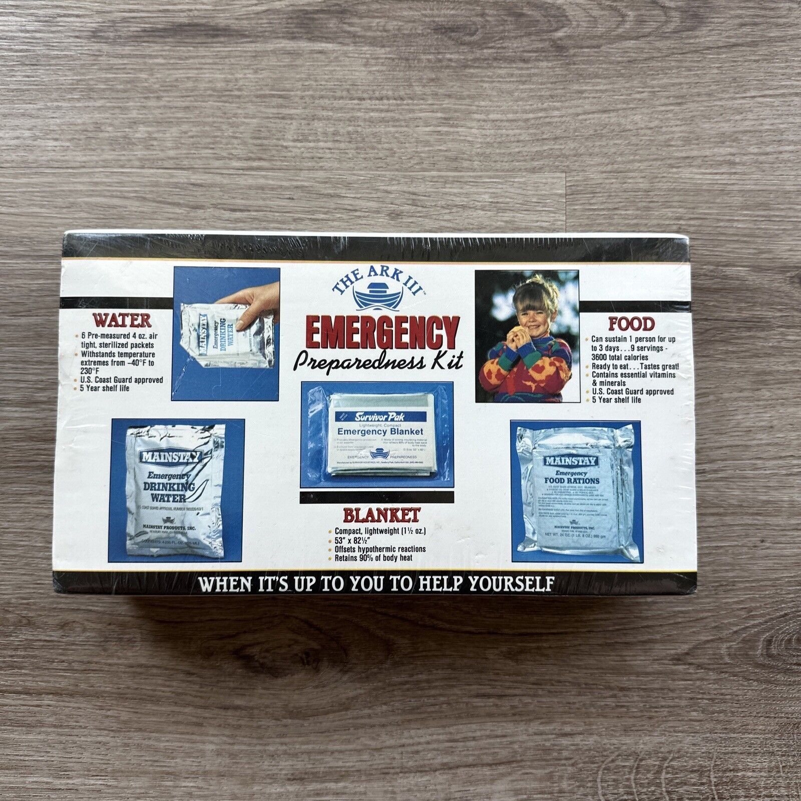 Emergency Preparedness The Ark III Food Water Survival Kit 1 Person 3 Day Sealed