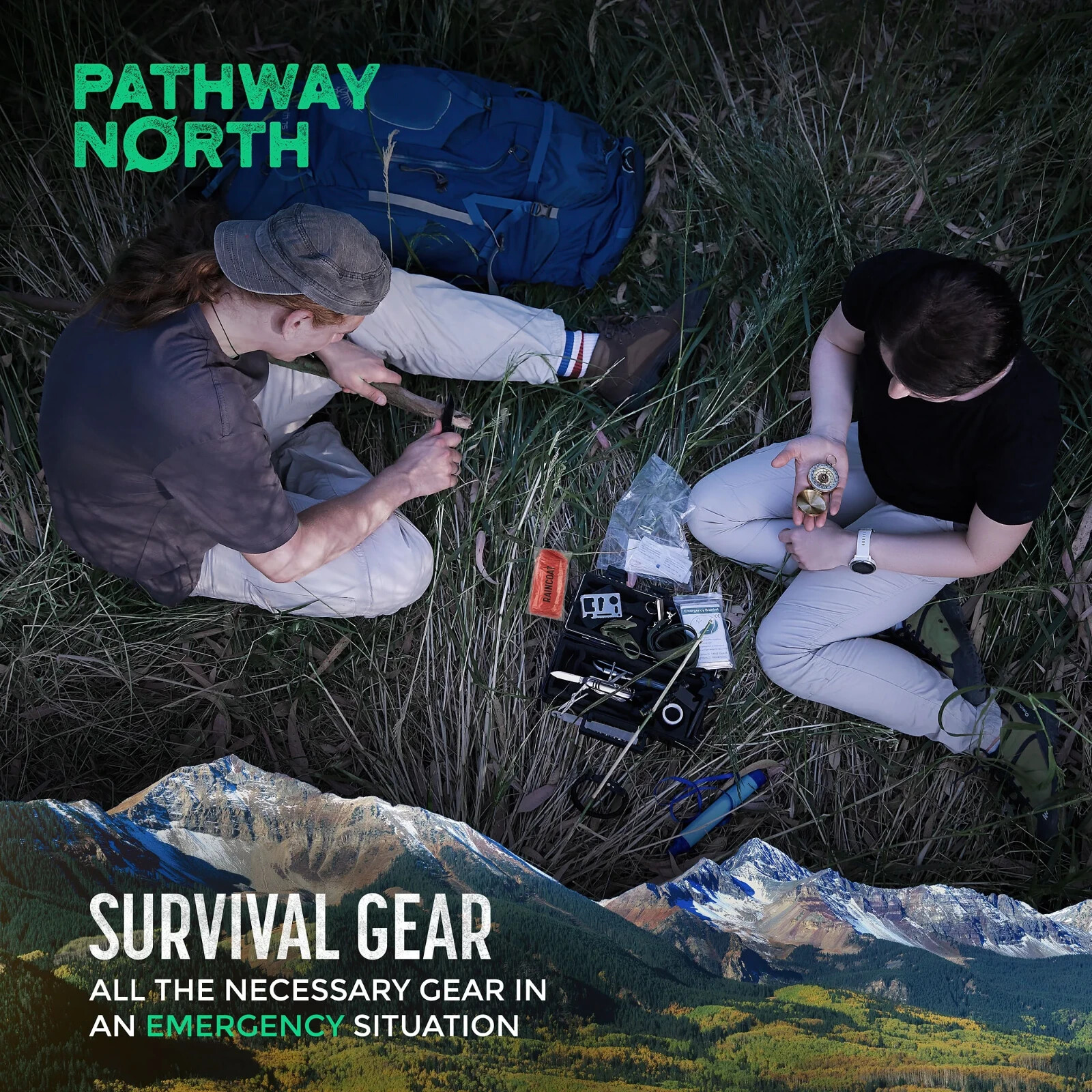 Survival Kit for Disaster, Tactical Tools, Outdoor Hiking, Camping, & Adventures