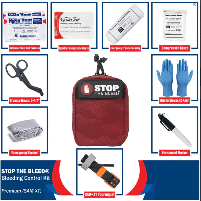 Cubix Safety Bleeding Control Kit – Premium (QuikClot)
