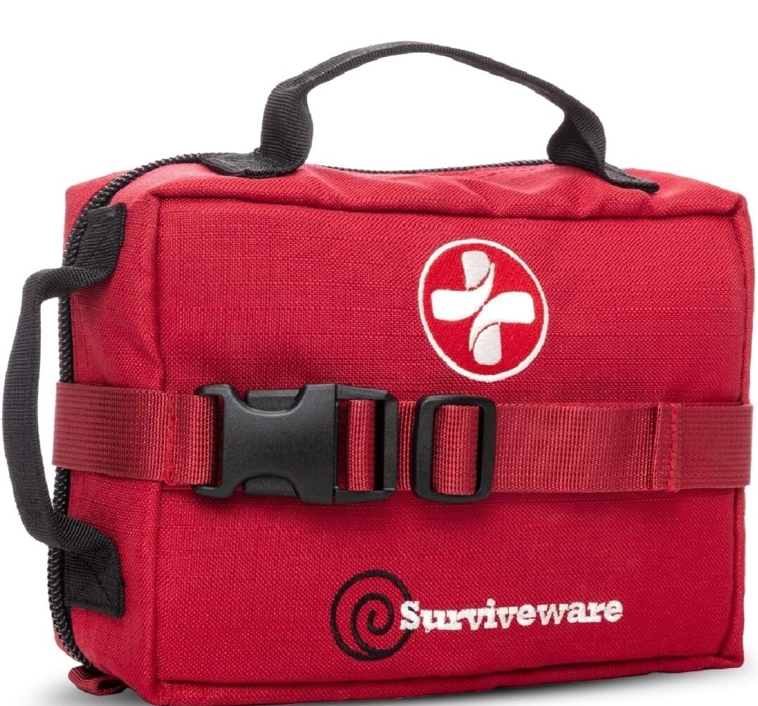 Surviveware 119 Pcs Comprehensive Premium Survival First Aid Kit
