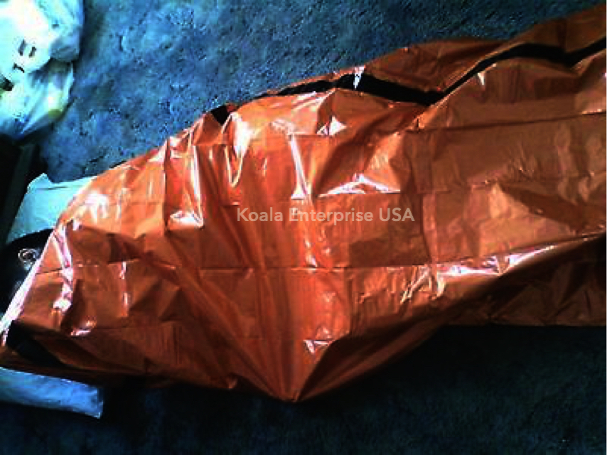 Sleeping Bag Emergency Aluminium Camping Outdoor Survival 84″x 36″ Mylar Duty