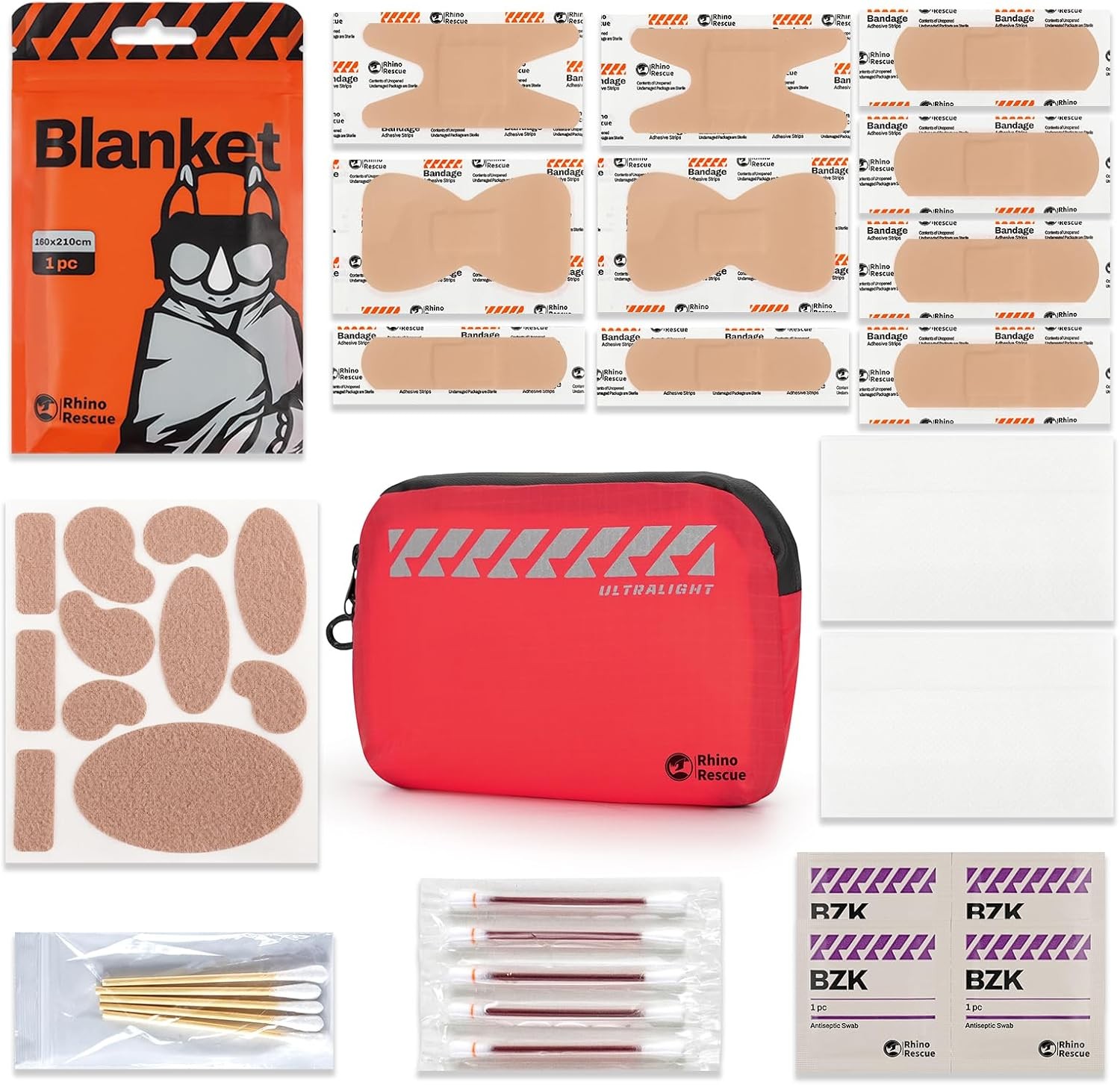 EDC First Aid Kit for Travel Mini Water-Resistant & Ultralight Portable Quick