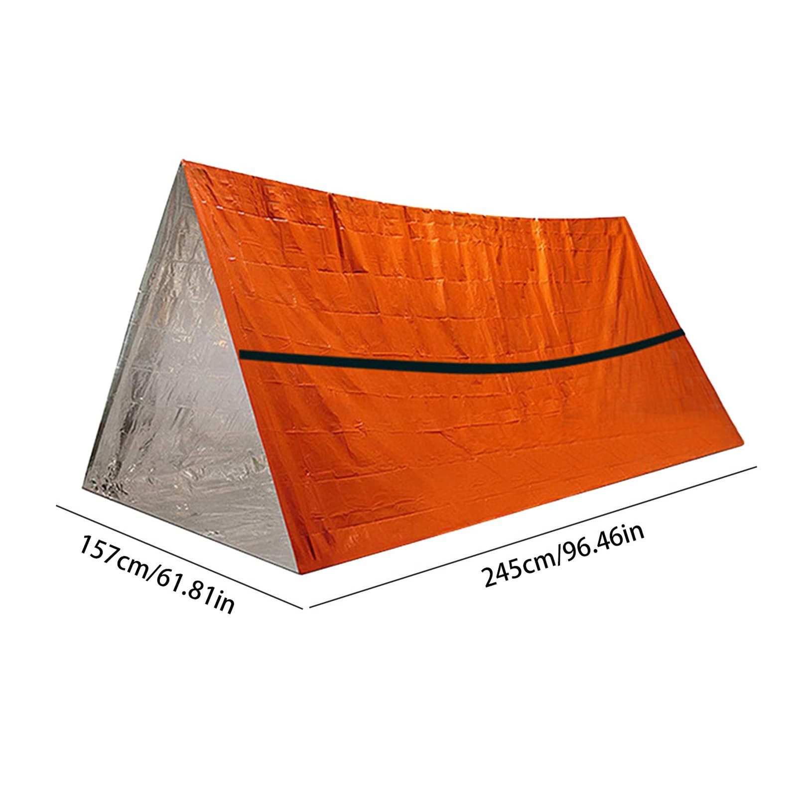 Emergency Survival Tent. Emergency Tent with Emergency Whistle,Emergency Shel…