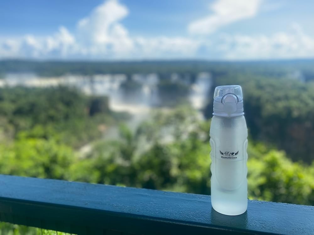 Humagreen Water Filter Bottle, Portable, Reusable, for Travel, Hiking…