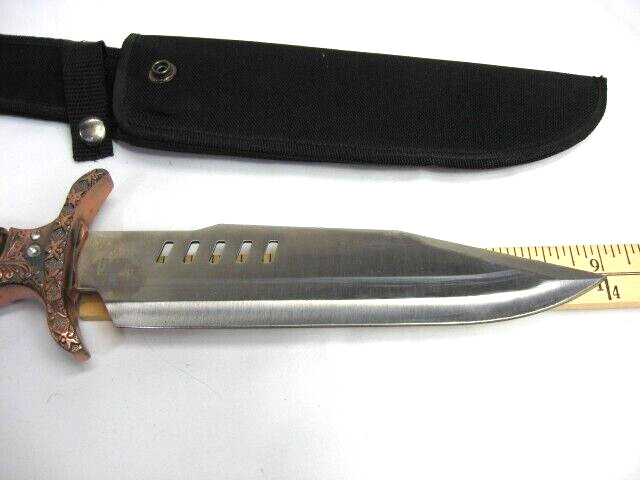 rmk99 Decorative 14.5″ Maxam Bowie Knife Resin Handle Dbl Layer-Sheath st135