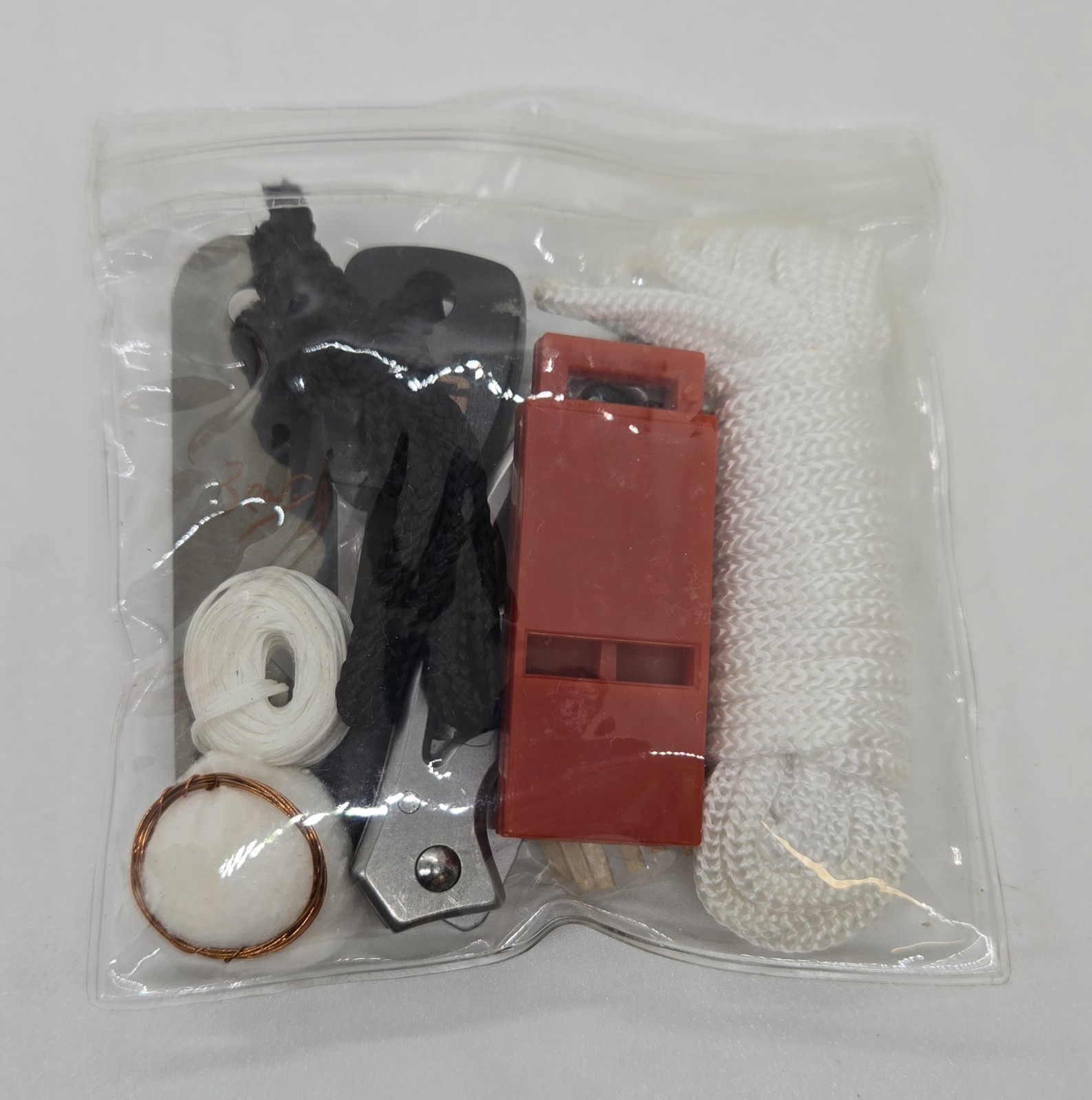 Gerber Bear Grylls 8 Pc Survival Kit Mini Knife Fire Starter + Emergency Blanket