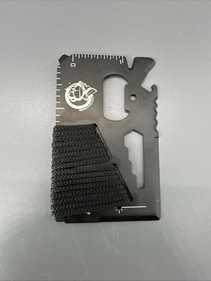 (NEW) APE SURVIVAL 15 in 1 Keychain Tool Camping Outdoor Hiking FREE US SHIP