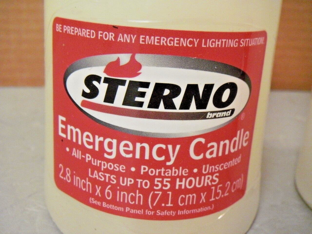 Sterno 60014 Unscented 55 Hour Emergency Prepper Heat Light Candles Qty=2