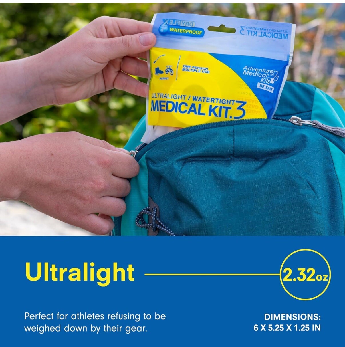 NEW Adventure Medical Kits ultralight/watertight medical kit .3 Waterproof ✨✨✨✨