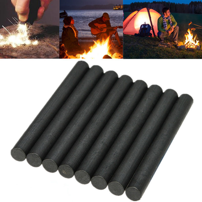 Pack of 24 Ferrocerium 5/16″ Flint Fire Starter Survival Camping Rods